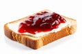 Toasted bread jam dessert. Generate Ai Royalty Free Stock Photo