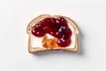 Toasted bread jam. Generate Ai Royalty Free Stock Photo