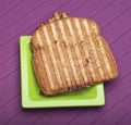 Toasted Cheese Sandwich Royalty Free Stock Photo