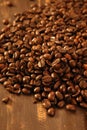 Toasted coffe beans texture Royalty Free Stock Photo