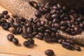 Toasted coffee beans Royalty Free Stock Photo