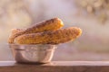 Toasted corn cobs Royalty Free Stock Photo