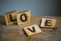 Toasted Love Royalty Free Stock Photo