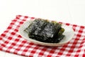 Toasted Nori Laver Seasoned Seaweed and Sesame Snacks, Popular in Japan and Korea