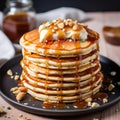 Pop-culture-inspired Pancakes With Peanut Butter And Nuts