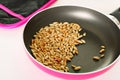 Toasted pinenuts Royalty Free Stock Photo