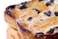 Toasted Raisin Bread Slices Isolated Royalty Free Stock Photo