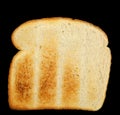 Toasted white bread