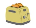 Toaster with bread icon