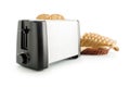 Toaster with bread slices Royalty Free Stock Photo