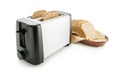 Toaster with bread slices Royalty Free Stock Photo