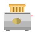 Toaster bread vector illustration. Royalty Free Stock Photo