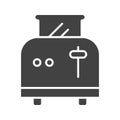 Toaster icon vector image.