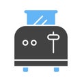 Toaster icon vector image.