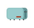 Toaster isolated. electrical device for making toast. Flat vector illustration