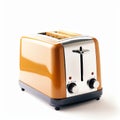 Toaster isolated on white background. Royalty Free Stock Photo