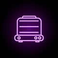 toaster neon icon. Elements of web set. Simple icon for websites, web design, mobile app, info graphics