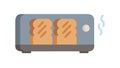 Toaster Oven Icon for Kitchen Appliances Baking, vector design Generative AI Royalty Free Stock Photo