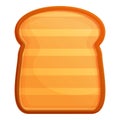 Toaster toast icon, cartoon style Royalty Free Stock Photo