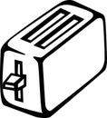 toaster vector illustration