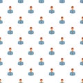 Toastmasters pattern, cartoon style Royalty Free Stock Photo
