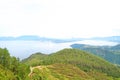 Toba Lake landscape , North Sumatra, Indonesia Royalty Free Stock Photo