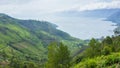 Toba lake scenery Royalty Free Stock Photo