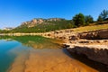 Toba reservoir in Serrania de Cuenca in summer