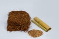 Tobacco with cheroot Royalty Free Stock Photo
