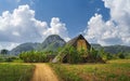 Tobacco field in Vinales National Park, UNESCO, Pinar del Rio Province.