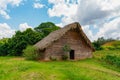 Tobacco shed or barn for drying tobacco leaves in Cuba Royalty Free Stock Photo