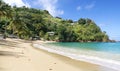 Tobago tropical island - Parlatuvier beach - Caribbean sea
