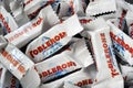 Toblerone chocolate brand. White Swiss chocolate. Ukraine. Kyiv. 08.31.2023