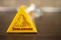 Toblerone chocolate in a bo Royalty Free Stock Photo