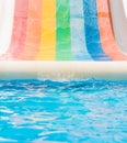 Tobogan, water slide, summer vacation Royalty Free Stock Photo