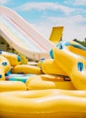 Tobogan, water slide, summer vacation Royalty Free Stock Photo