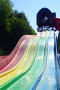 toboggan in water park Royalty Free Stock Photo