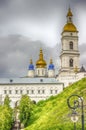 Tobolsk Kremlin panorama menacing sky