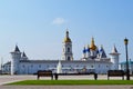 The Tobolsk Kremlin in a summer sunny day, Russia.
