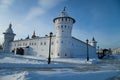 Tobolsk Kremlin in winter. Tobolsk, Russia.