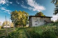 Tocksfors, Sweden. Old Wooden Traditional Farm Houses And Yard Ogarn, Dusserud Buildings Royalty Free Stock Photo