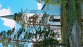 Tocksfors, Sweden. Stommen Church In Sunny Summer Day. Local Landmark. Travel To Sweden