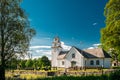 Tocksfors, Sweden. Tocksmarks Church In Sunny Summer Day Royalty Free Stock Photo