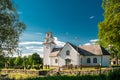 Tocksfors, Sweden. Tocksmarks Church In Sunny Summer Day Royalty Free Stock Photo