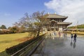 Todai-ji Eastern Great Temple, a Buddhist temple complex that once was one of the powerful Seven Great Temples, Nara, Japan.