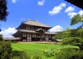 Todai-ji temple in Nara is also home to the Great Buddha Hall and the lovely grounds that surround it.