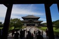 Todaiji Temple of Nala, Japan. 23 Nov 2014 Royalty Free Stock Photo