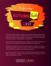 Only Today Autumn Sale -35 Advert Promo Poster