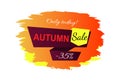 Only Today Autumn Sale -35 Vector Illustration