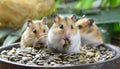 Today the hamsters ate sunflower seeds